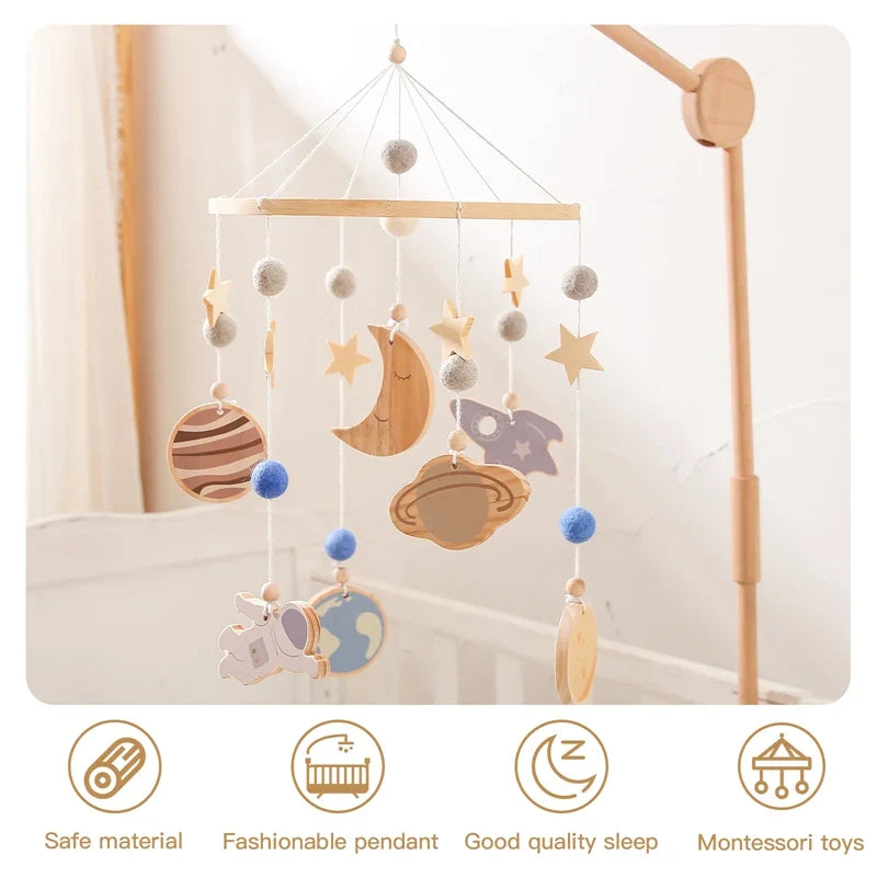 Hochets de lit pour bébé de style bohème