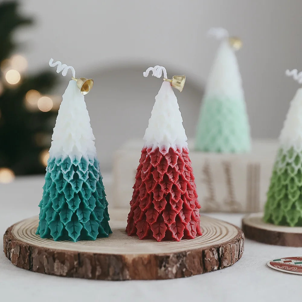 Bougies parfumées pour sapin de Noël – Décorations faites à la main