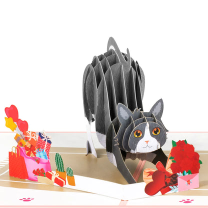 Cartes pop-up 3D à motifs de fleurs