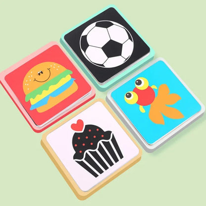 Cartes Flash de stimulation visuelle pour bébé
