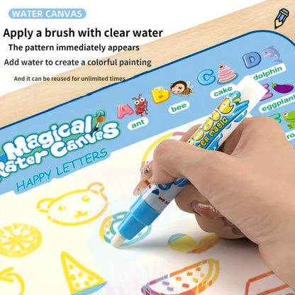 Tapis de dessin magique à l'eau - Un divertissement éducatif