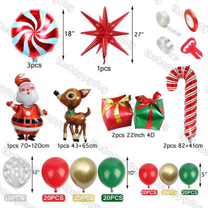 Kit d'arche de ballons de Noël
