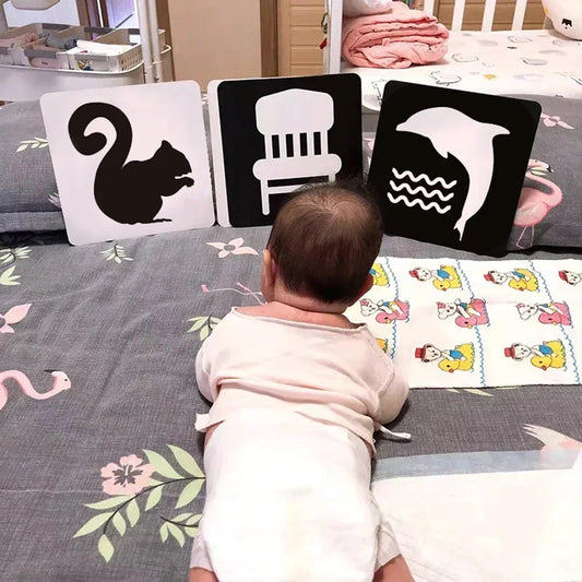 Cartes Flash de stimulation visuelle pour bébé