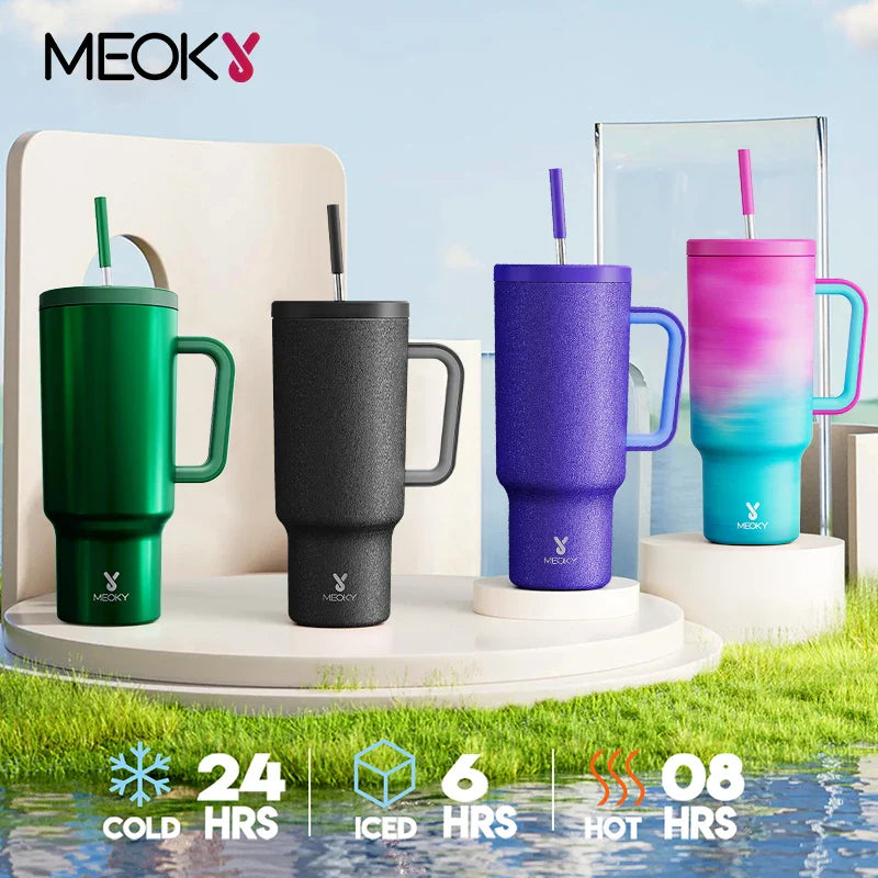 Gobelet isotherme en acier inoxydable Meoky de 40 oz