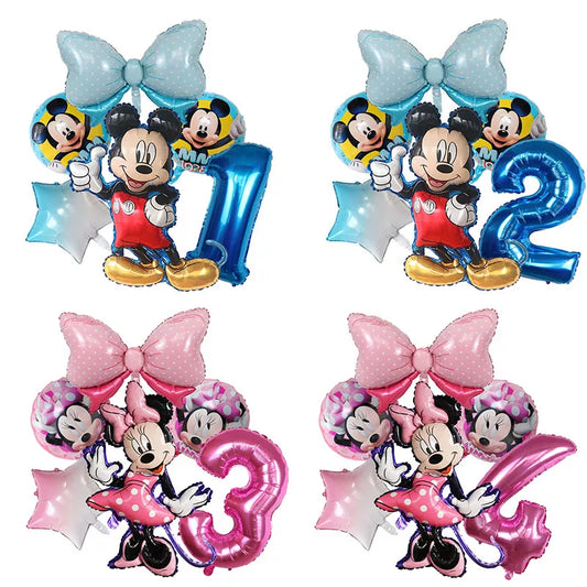 Ensemble de décoration de fête Disney Mickey Minnie