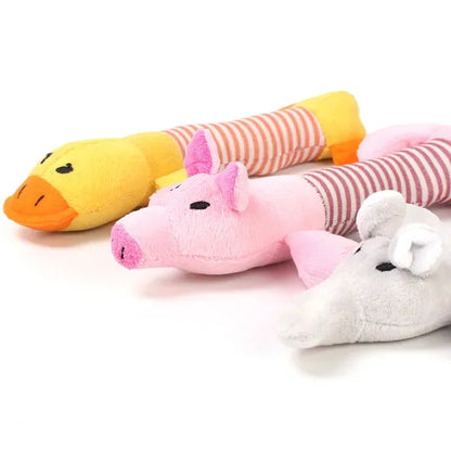 Jouet en peluche couineur amusant pour chien - Durable et mignon