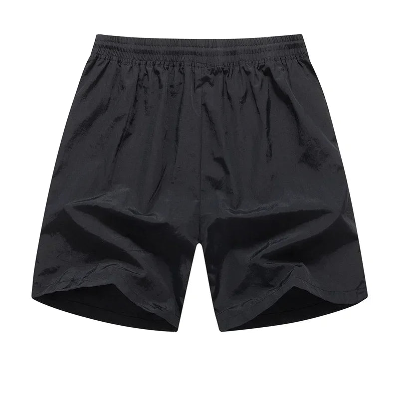 Black shorts on a white background