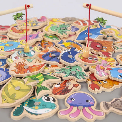 Jeu de pêche magnétique Montessori