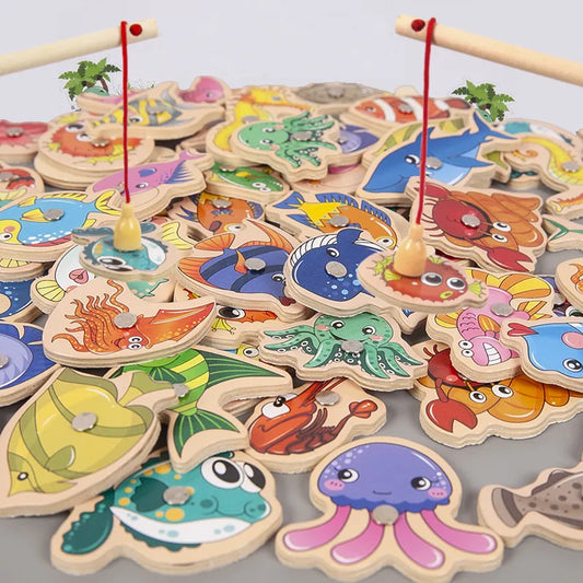 Jeu de pêche magnétique Montessori
