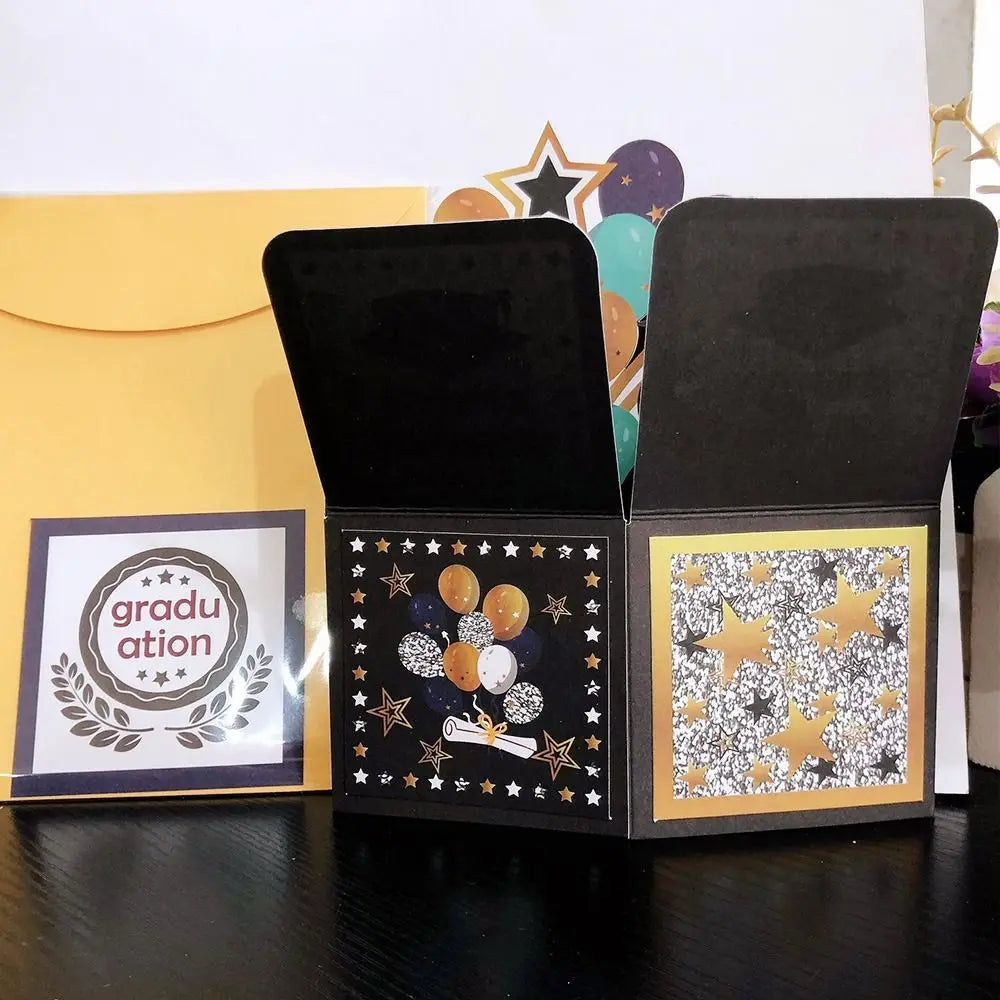 Carte pop-up 3D avec bouquet de fleurs