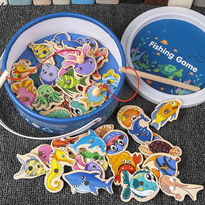 Jeu de pêche magnétique Montessori