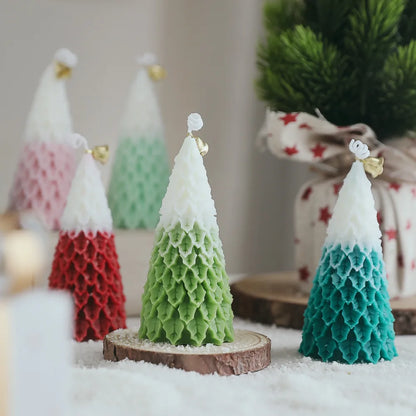 Bougies parfumées pour sapin de Noël – Décorations faites à la main