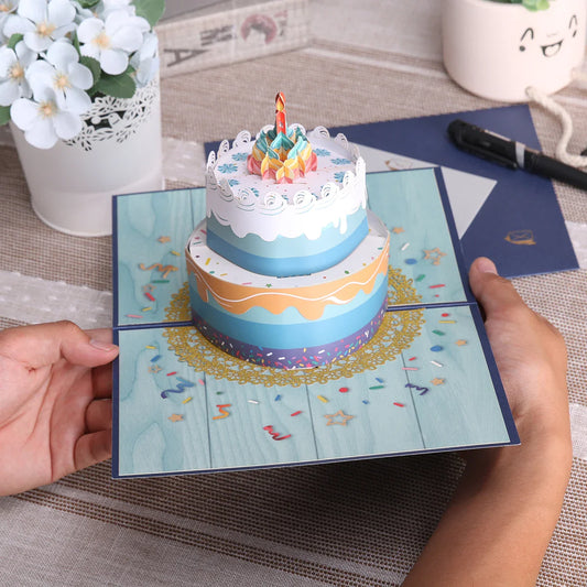 Carte cadeau d'anniversaire pop-up 3D