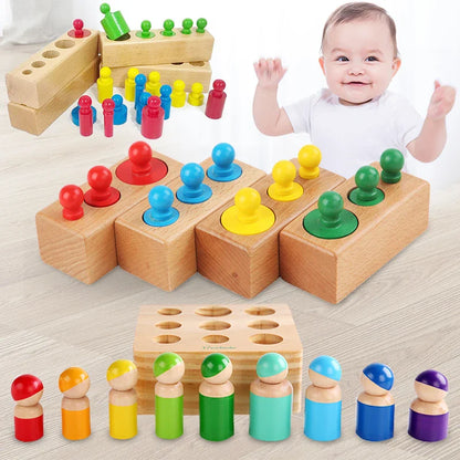 Puzzles à douille cylindrique Montessori