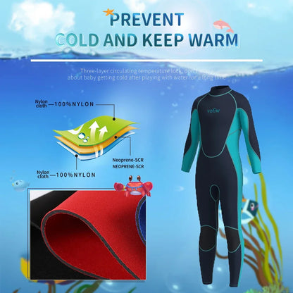 Wetsuit with temperature control features and underwater scene