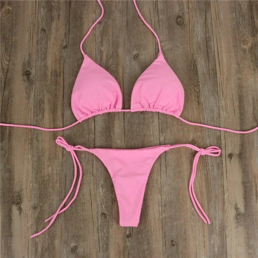Comfortable Bandage Brazilian Swimsuit | 2-Piece No Steel Support Swimwear