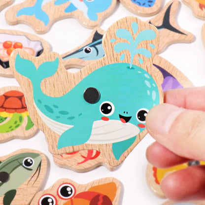 Jeu de pêche magnétique Montessori