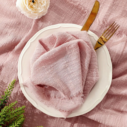 Luxury Cotton Gauze Crepe Napkins 42x42cm