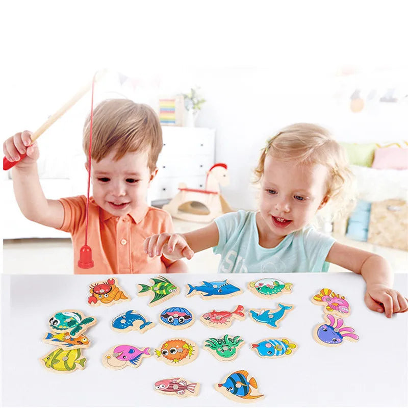 Jeu de pêche magnétique Montessori