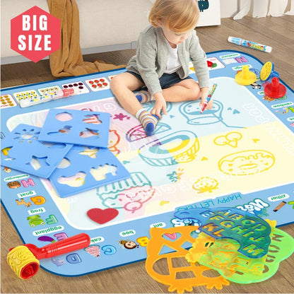 Tapis de dessin magique à l'eau - Un divertissement éducatif