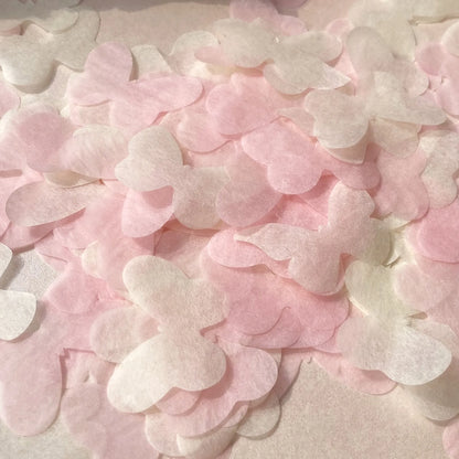Mélange de confettis biodégradables en forme de papillon