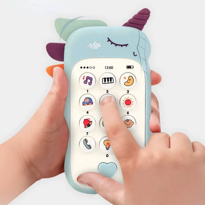 Jouet musical pour bébé avec anneau de dentition