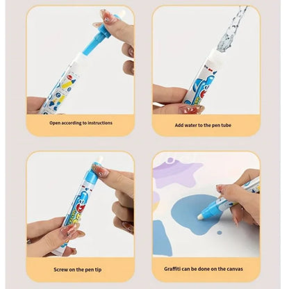 Tapis de dessin magique à l'eau - Un divertissement éducatif