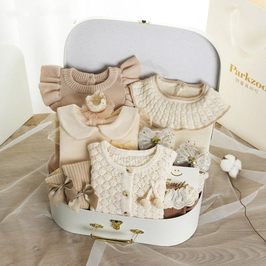 Ensemble 8 pièces en coton pour bébé fille