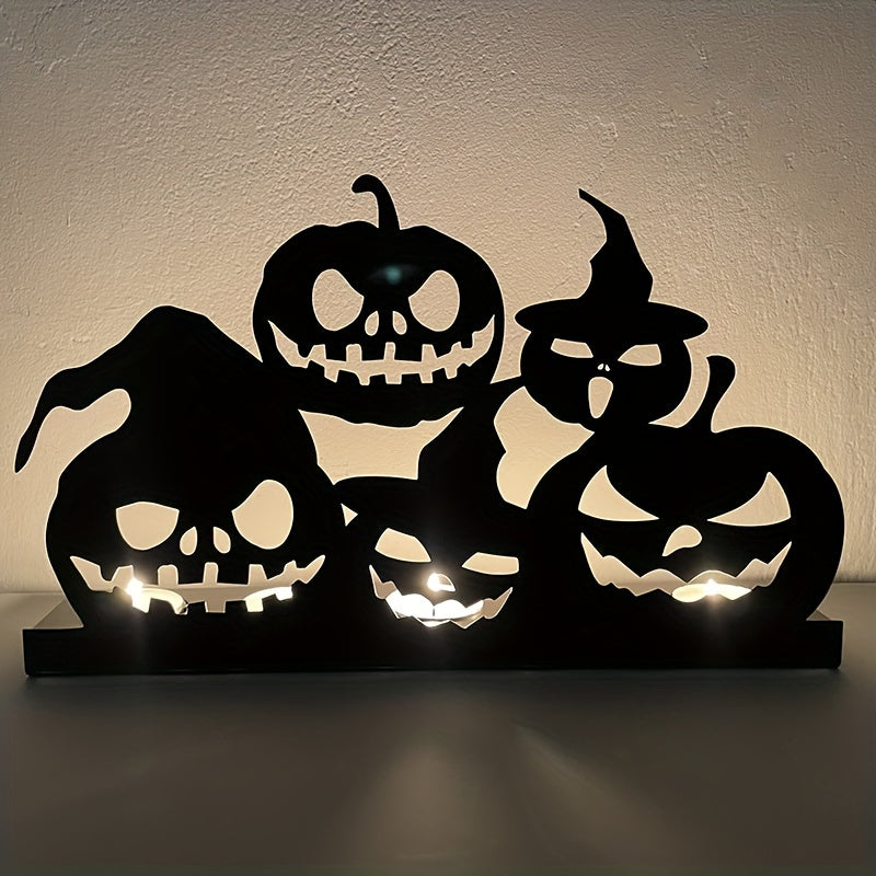 Bougeoir citrouille d'Halloween