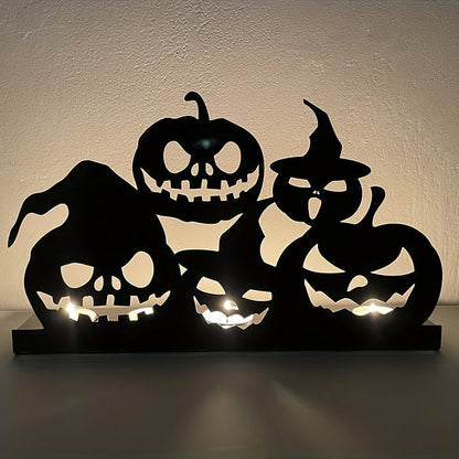 Bougeoir citrouille d'Halloween