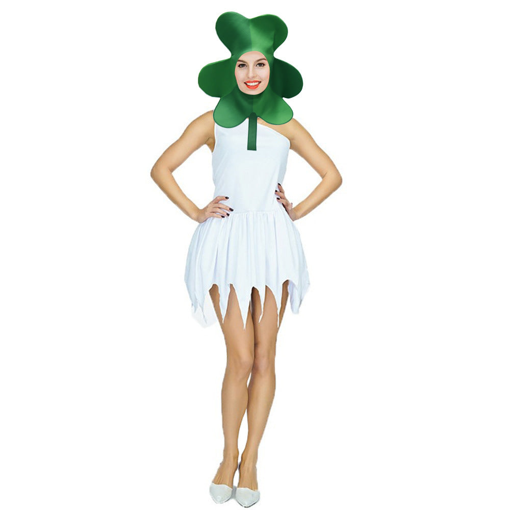 Ensemble de costumes de sapin et de feuilles de Noël