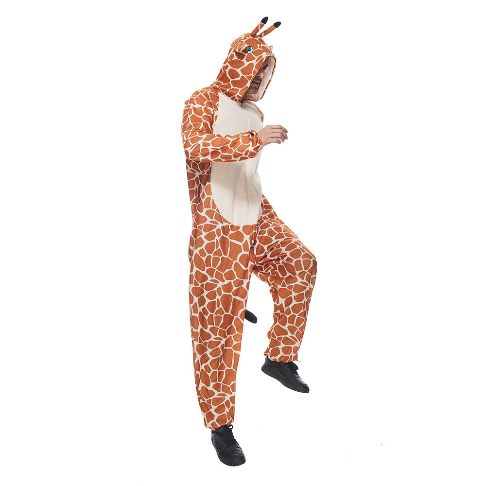 Costume d'Halloween de girafe de dessin animé