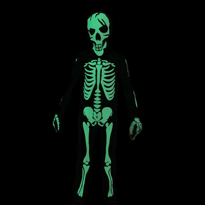 Costume d'Halloween squelette lumineux