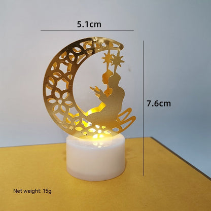 Mini lampe de nuit à LED en forme de château