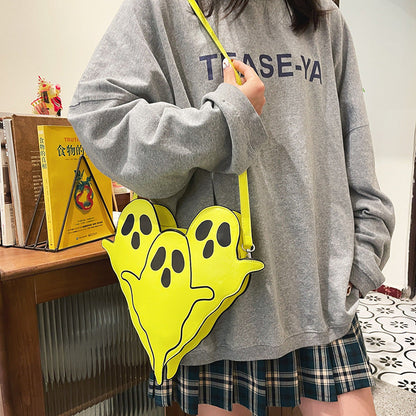 Sac à bandoulière avec un fantôme de dessin animé mignon