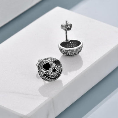 Boucles d'oreilles en argent Jack Skellington - L'Étrange Noël de Monsieur Jack