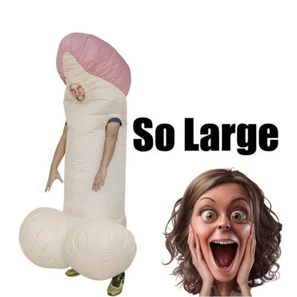 Adult Inflatable Penis Costume - Sexy Funny Party Dress - Cake Pops Parties
