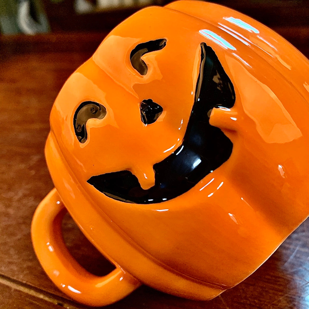 Tasse en céramique citrouille d'Halloween