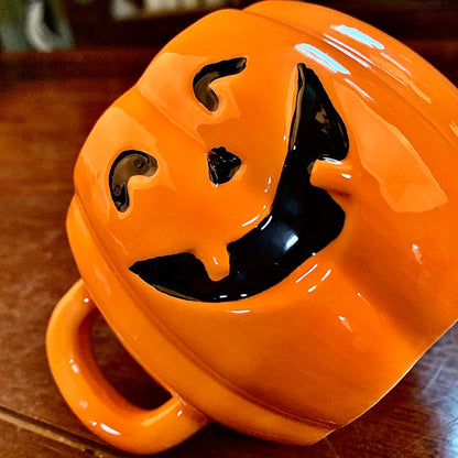Tasse en céramique citrouille d'Halloween