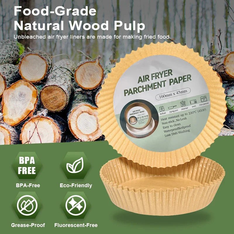 Air Fryer Disposable Paper Liners Non - Stick BBQ Pads - Cake Pops Parties