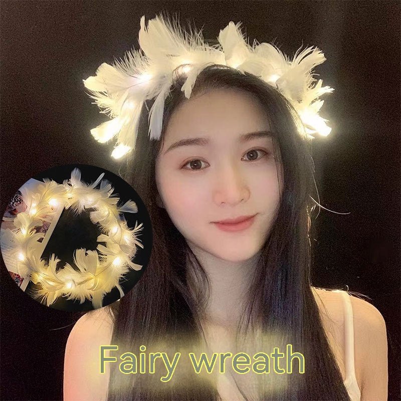 Angel Christmas Headband with Lights - Cake Pops Parties