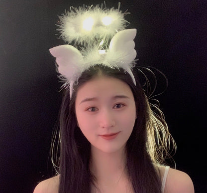 Angel Christmas Headband with Lights - Cake Pops Parties