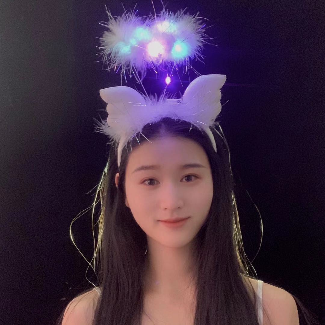 Angel Christmas Headband with Lights - Cake Pops Parties