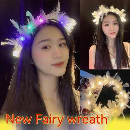 Angel Christmas Headband with Lights - Cake Pops Parties