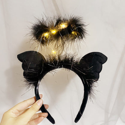 Angel Christmas Headband with Lights - Cake Pops Parties