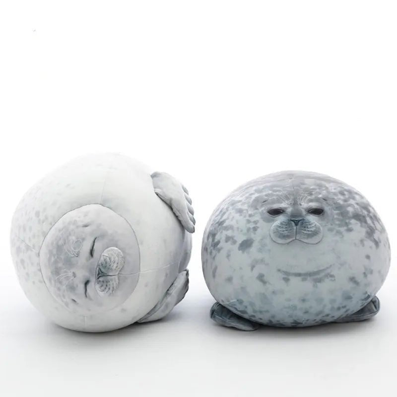 Angry Blob Seal Plush Pillow - Cake Pops Parties