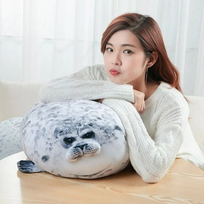 Angry Blob Seal Plush Pillow - Cake Pops Parties