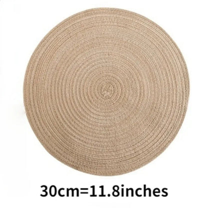 Anti - Slip Round Table Mats Set - Cake Pops Parties