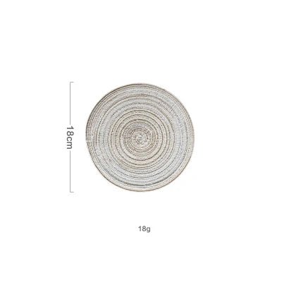 Anti - Slip Round Table Mats Set - Cake Pops Parties