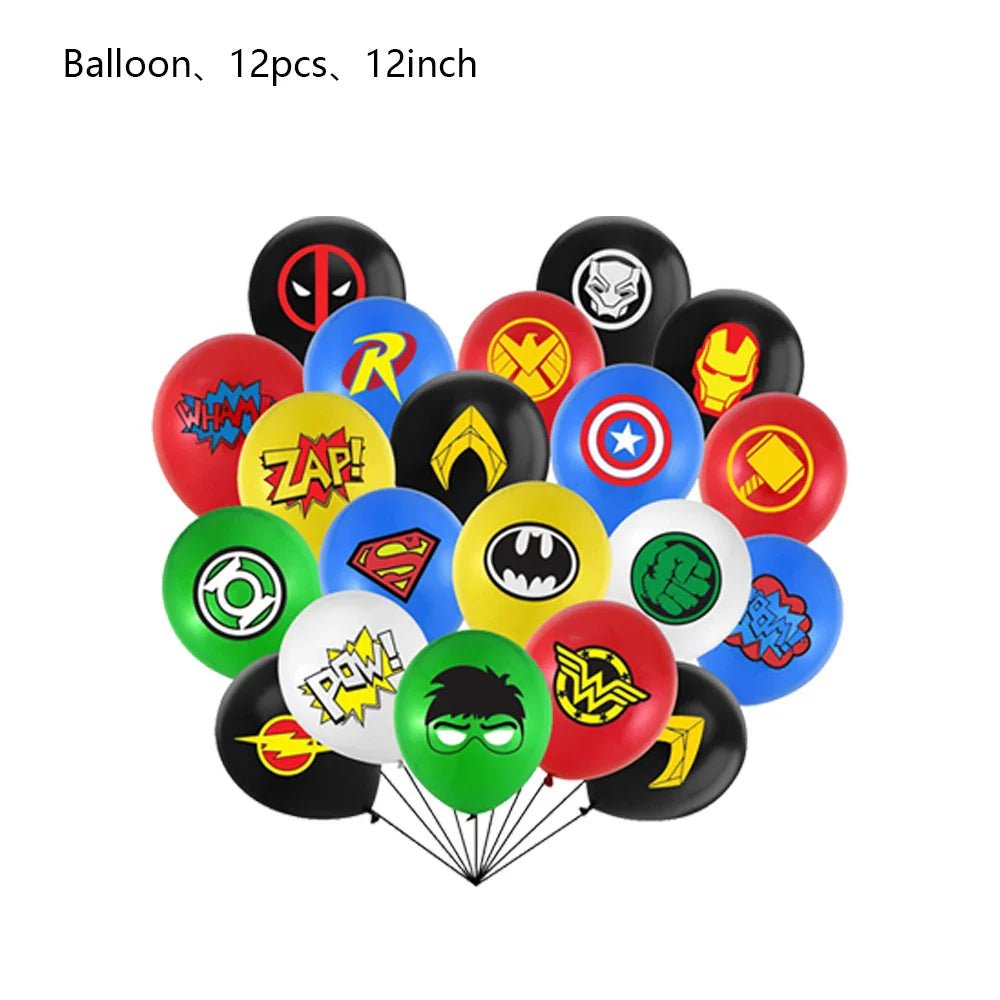 Avengers Birthday Party Supplies Set - Cake Pops Parties